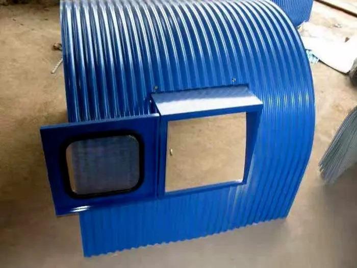 彩鋼觀察門防雨罩-電機(jī)防雨罩